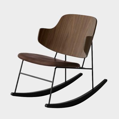 Audo Copenhagen(オドー・コペンハーゲン)ペンギン ロッキングチェア アウフォルスタードシート ウッド ブラック