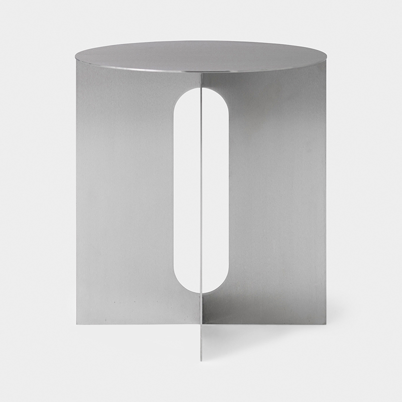 Audo Copenhagen(オドー・コペンハーゲン)アンドロジャイン サイド テーブル スチール ベース ブラッシュド