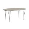 FRITZ HANSEN(フリッツ・ハンセン)スーパー楕円テーブル グレーエフェソラミネート クロームレッグ