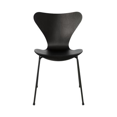 FRITZ HANSEN(フリッツ・ハンセン)セブンチェア モノクローム カラードアッシュ ブラック ブラックレッグ