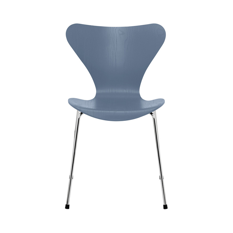 FRITZ HANSEN(フリッツ・ハンセン)セブンチェア カラードアッシュ ダスクブルー クロームレッグ