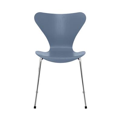 FRITZ HANSEN(フリッツ・ハンセン)セブンチェア カラードアッシュ ダスクブルー クロームレッグ