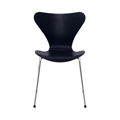 FRITZ HANSEN(フリッツ・ハンセン)セブンチェア カラードアッシュ ミッドナイトブルー  クロームレッグ