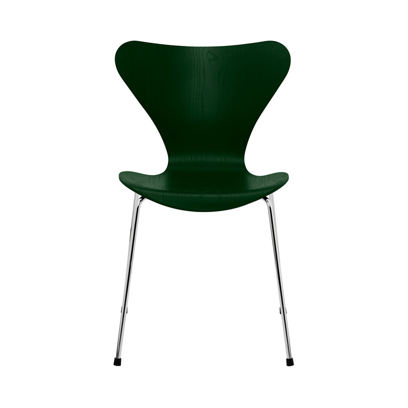 FRITZ HANSEN(フリッツ・ハンセン)セブンチェア カラードアッシュ エバーグリーン クロームレッグ