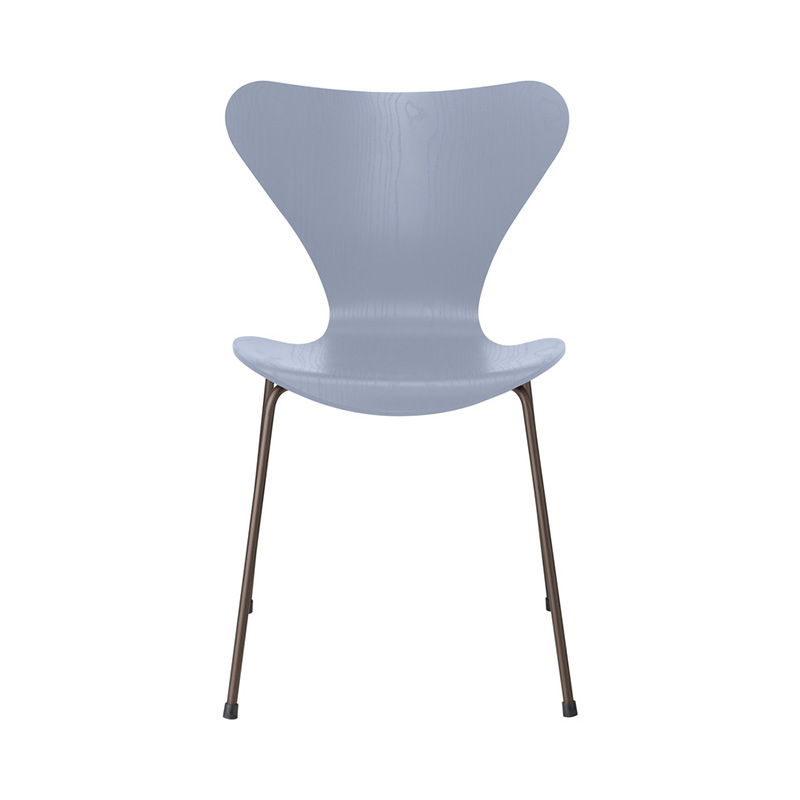 FRITZ HANSEN(フリッツ・ハンセン)セブンチェア カラードアッシュラベンダーブルー ブラウンブロンズレッグ