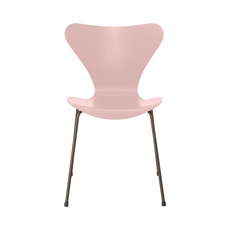FRITZ HANSEN(フリッツ・ハンセン)セブンチェア カラードアッシュ ペールローズ ブラウンブロンズレッグ