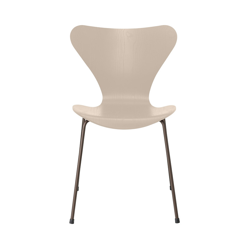 FRITZ HANSEN(フリッツ・ハンセン)セブンチェア カラードアッシュ ライトベージュ ブラウンブロンズレッグ