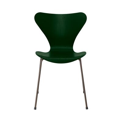 FRITZ HANSEN(フリッツ・ハンセン)セブンチェア カラードアッシュエバーグリーン ブラウンブロンズレッグ