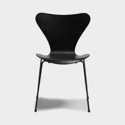 FRITZ HANSEN(フリッツ・ハンセン)セブンチェア カラードアッシュ ブラック ブラウンブロンズレッグ