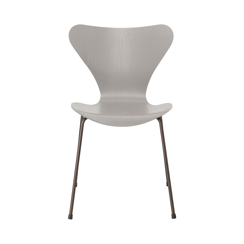 FRITZ HANSEN(フリッツ・ハンセン)セブンチェア カラードアッシュ ナイングレイ ブラウンブロンズレッグ