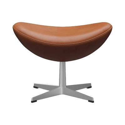 FRITZ HANSEN(フリッツ・ハンセン)EGG CHAIR フットスツール グレースレザー ウォルナット サテン脚
