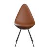 FRITZ HANSEN(フリッツ・ハンセン)DROP CHAIR エッセンシャルレザー ウォルナット ウォームグラファイト脚