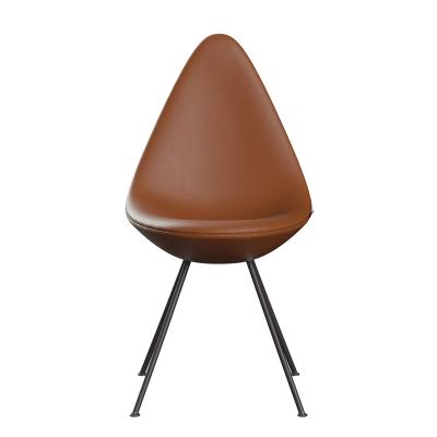 FRITZ HANSEN(フリッツ・ハンセン)DROP CHAIR エッセンシャルレザー ウォルナット ウォームグラファイト脚