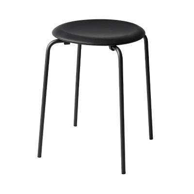 FRITZ HANSEN(フリッツ・ハンセン)DOT STOOL(ドット スツール )インテンスレザー ブラック/ブラック