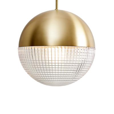 LITTLE LENS FLAIR PENDANT LIGHT (BRASHED BRASS)