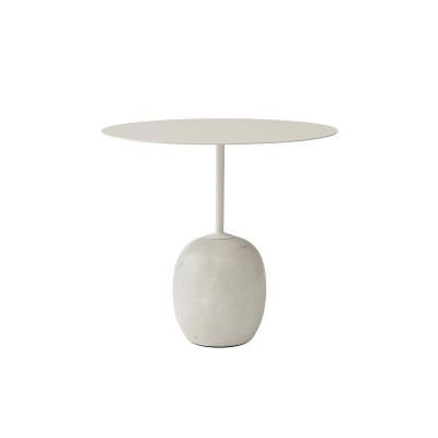 &TRADITION LATO TABLE LN9 OVAL IVOLY WHITE/CREMADIVA MARBLE