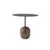 &TRADITION LATO TABLE LN9 OVAL WARM BLACK EMPARADOR MARBLE