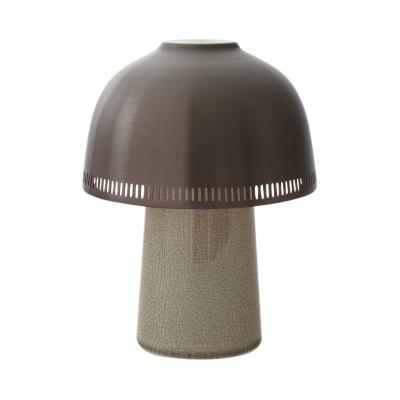 &TRADITION RAKU PORTABLE LAMP SH9 BEIGE GREY & BRONZE