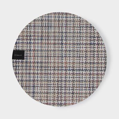 Chilewich(チルウィッチ)バスケットウィーブ ラウンドプレイスマット ボンボン