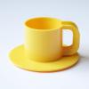 Heller(ヘラー)マックスカップ&ソーサー イエロー