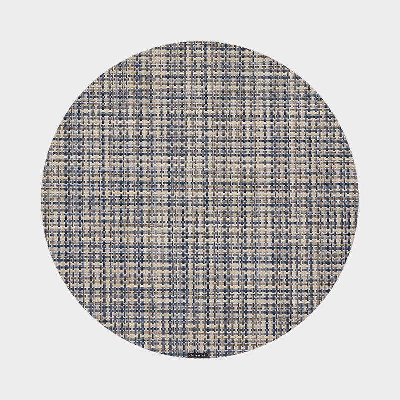 Chilewich(チルウィッチ)バスケットウィーブラウンド プレイスマット コースト