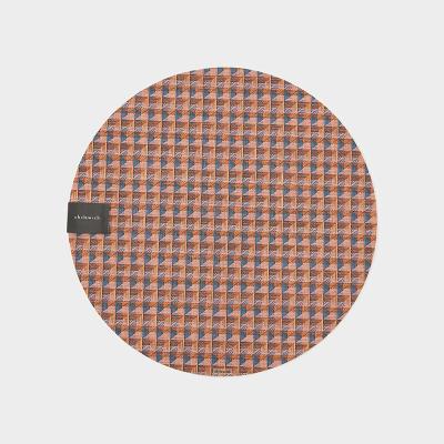 Chilewich(チルウィッチ)クレーン ラウンド プレイスマット ラズベリー