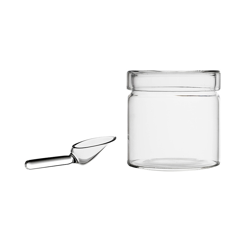 PIUMA SUGARPOT WITH GLASS SPOON