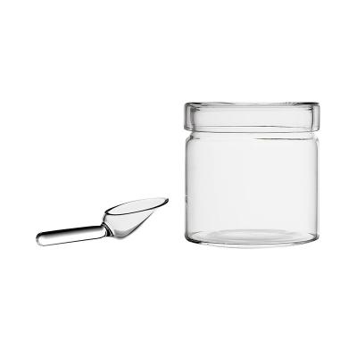 PIUMA SUGARPOT WITH GLASS SPOON
