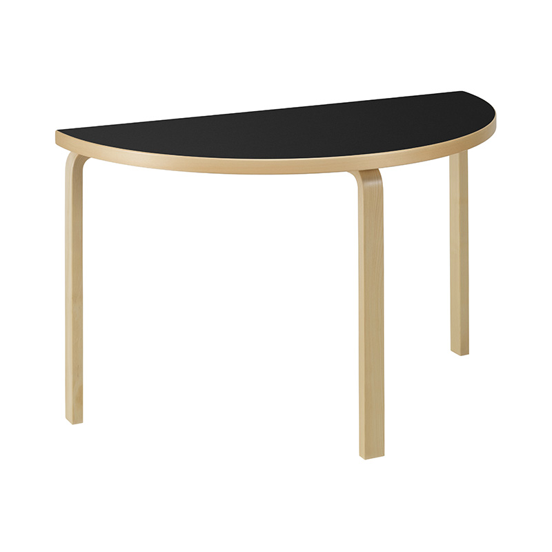 Artek(アルテック)95 テーブル ブラックリノリウム ナチュラルレッグ