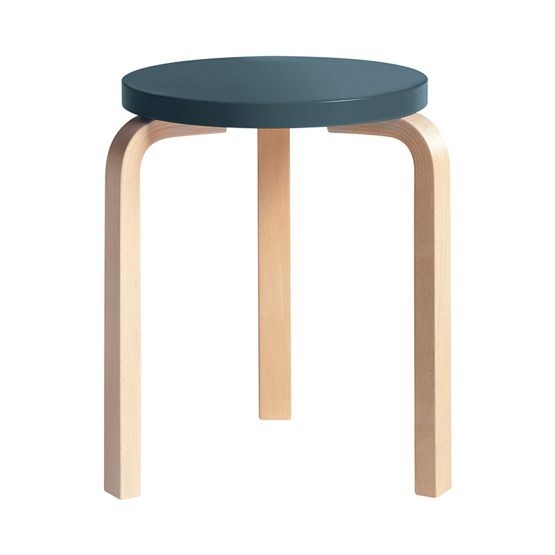 ARTEK(アルテック)スツール60 ブルーラッカー ナチュラルレッグ