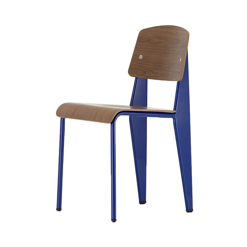 Vitra(ヴィトラ)STANDARD CHAIR(スタンダードチェア)ウォルナット ブルーマルクール