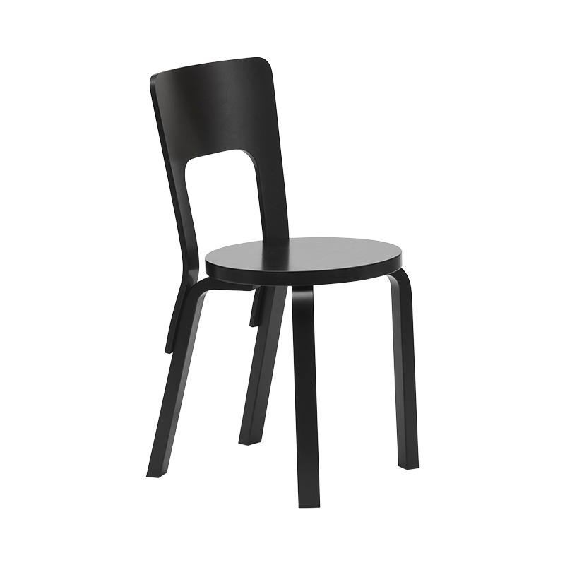 Artek(アルテック)66 チェア ブラック ラッカー