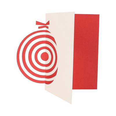 ストライプ ボーブル クリスマスカード