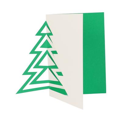 ストライプ ファアー ツリー クリスマスカード