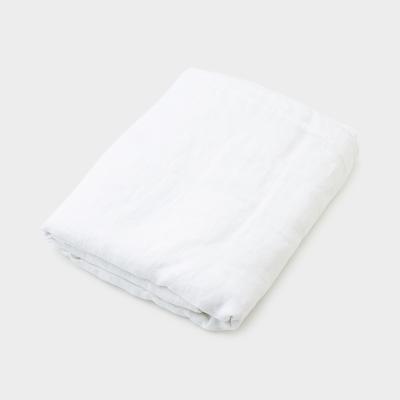 LinenMe（リネンミー）ストーンウォッシュ  デュべカバー【クイーンサイズ】オプティカルホワイト