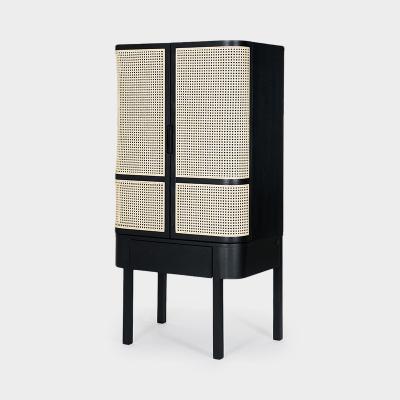 PODIUM(ポディウム)ケーン バーキャビネット08 チャコール ブラック アッシュ