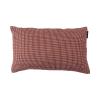 TCS エンブロイダリー チェック クリムゾン ブラッシュ クッションカバー 30X50