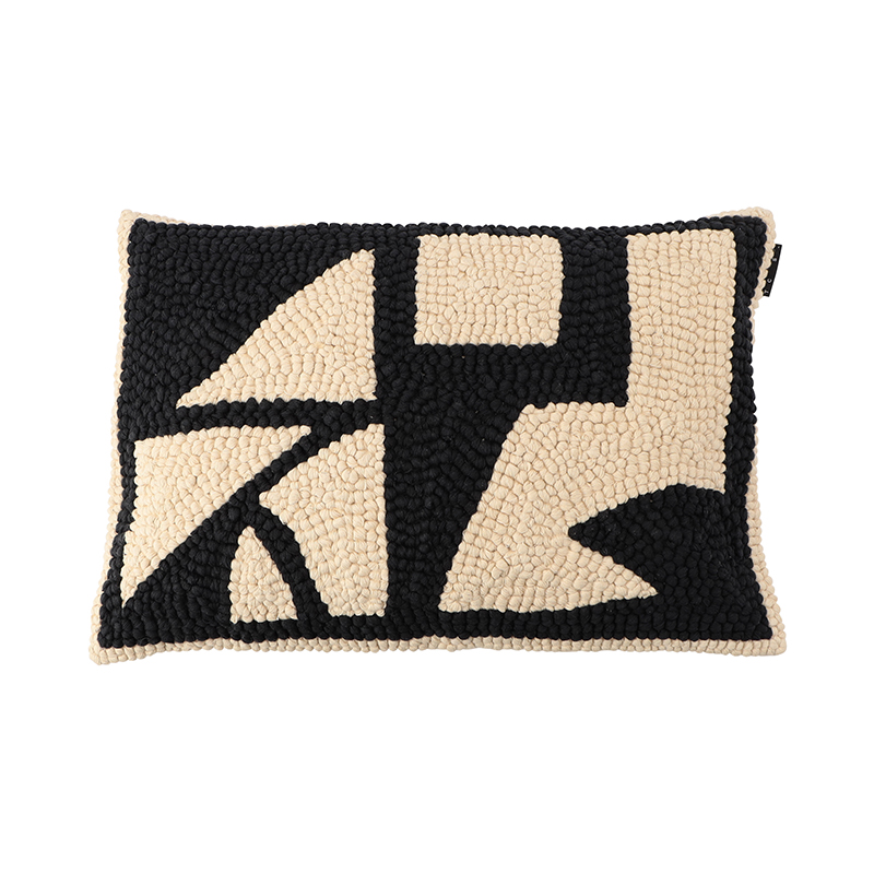 TCS アイラ ノット モノ コットン クッションカバー