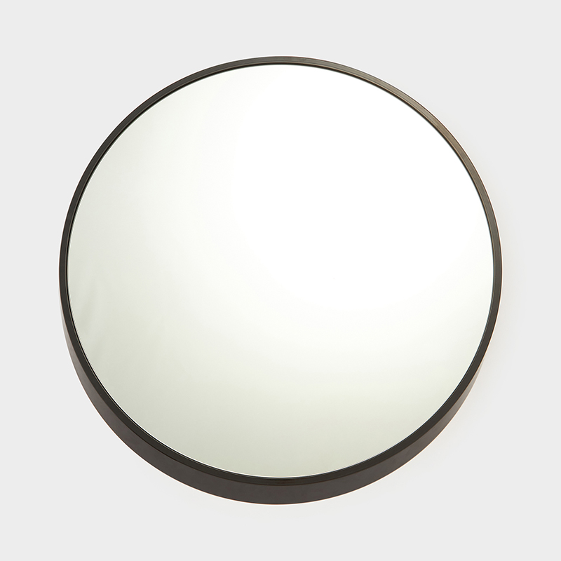 TCS ビゾー ウォールミラー 75cm グロス ブラック