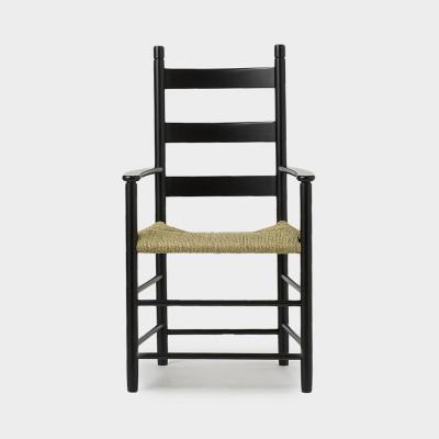 アン シェーカー アーム チェア ビーチ ブラック