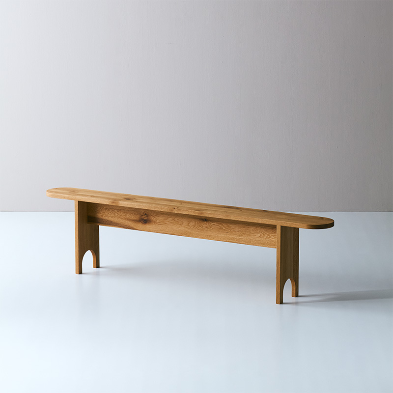 アン シェーカー ベンチ W1820 オーク