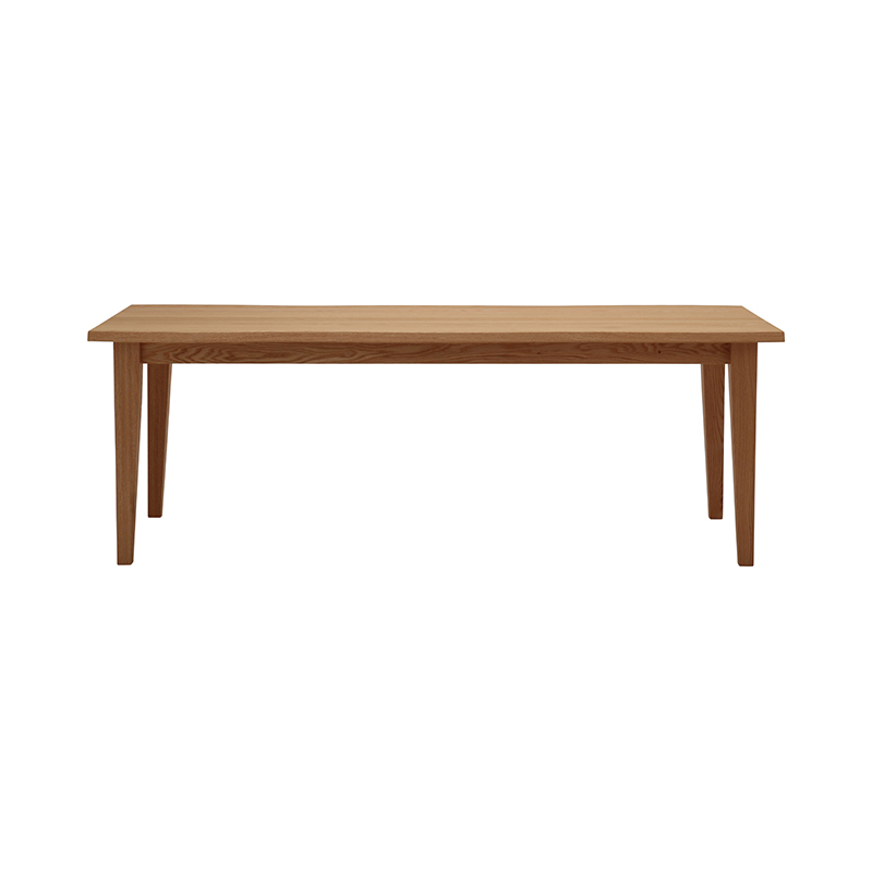 BYO TABLE A LEG 210X90 LIVE EDGE OAK OIL