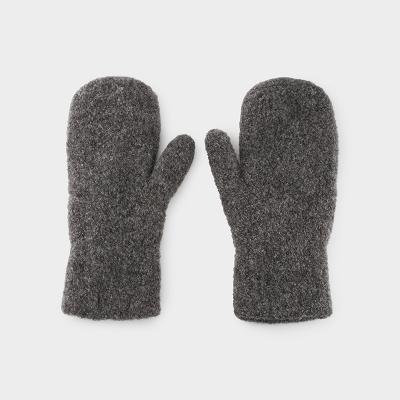 TEMBEA（テンベア）ビッグ ミトン グレー/オフホワイト