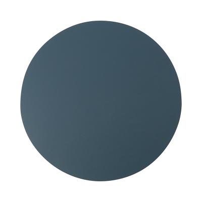 クエロ ラウンド プレイスマット 36cm ペトロール ソフトピンク