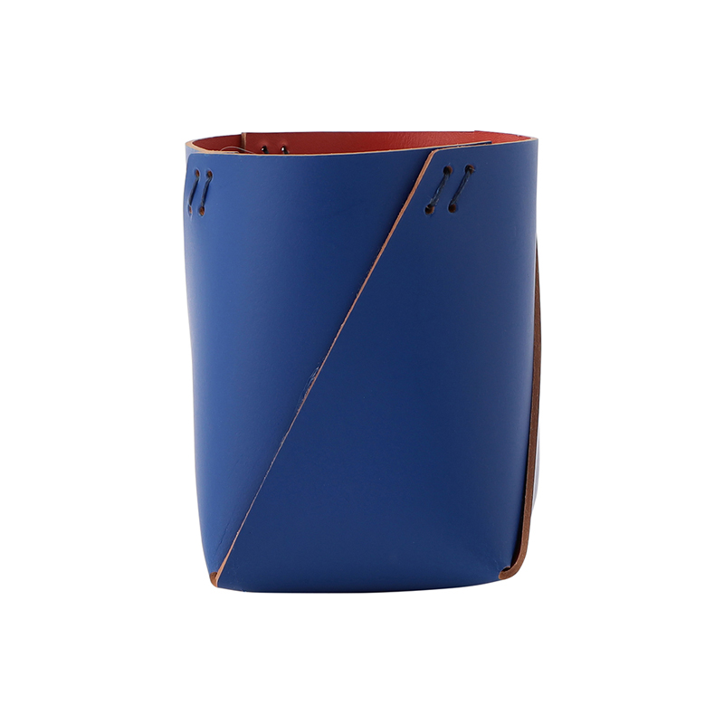 ペンシルポット ブルー オーロラレッド