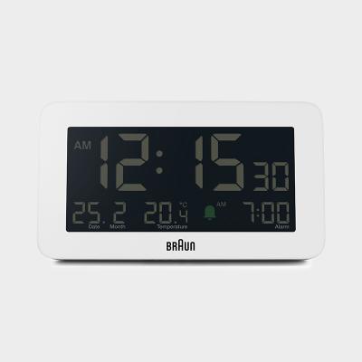 BRAUN（ブラウン）BC10W デジタルクロック  ホワイト