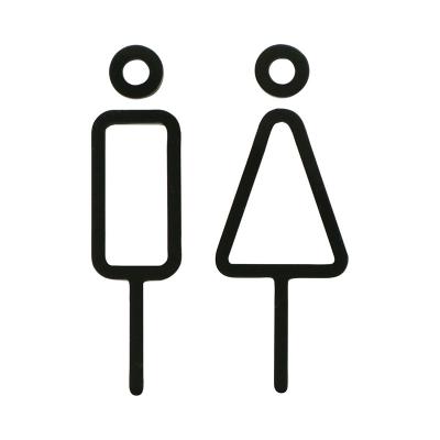 MOHEIM(モヘイム)サイン レストルーム/ブラック