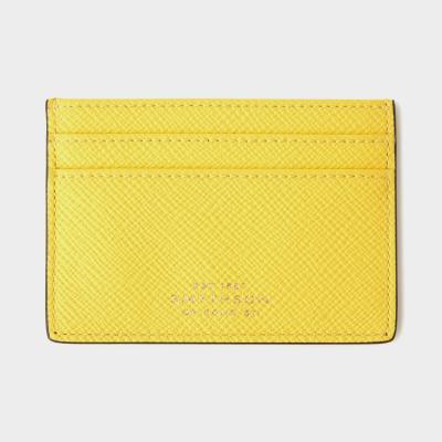 PANAMA FLAT CARD HOLDER LEMON
