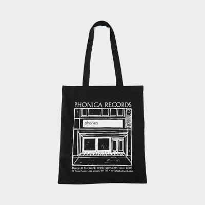 PHONICA RECORDS LINO CUT TOTE BAG BLACK