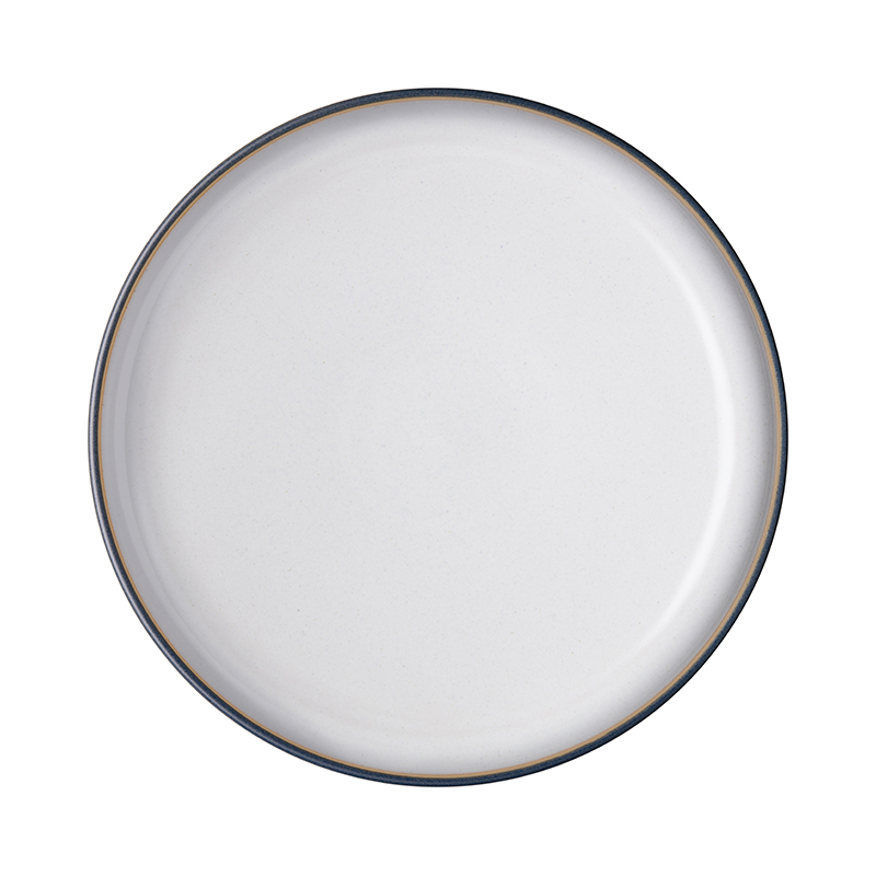 DENBY(デンビー)スタジオグレイ ホワイト ミディアム クーペ プレート 21cm